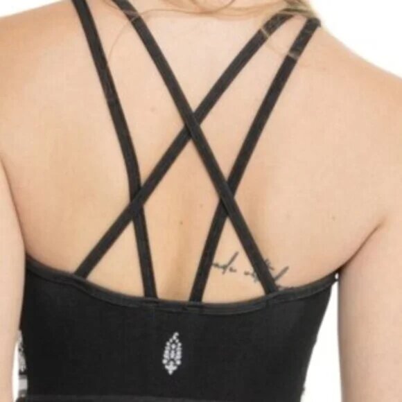 NWT $98 FP Movement Snowfall Snowflake Nordic Active Stretch Jumpsuit Yoga XS/S - Picture 7 of 11